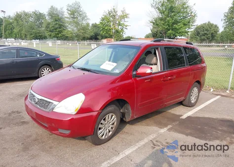 2011 Kia Sedona Lx из США, поврежденный, VIN KNDMG4C77B6411697